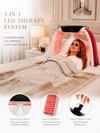 Professional 3-in-1 Photon LED Skin Rejuvenation Therapy System with Cold Nano Spray & Hot Compress
