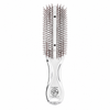 S-HEART-S Chrome Anti-Static Long Scalp Brush – Silver