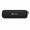 S-HEART-S Semi-Hard Zipper Case for Long Scalp Brushes – Black